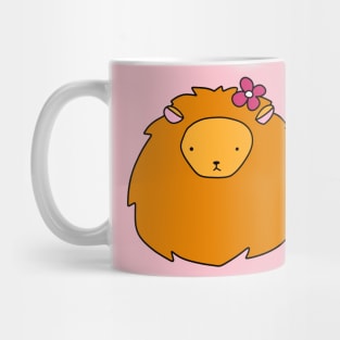 Flower Lion Face Mug